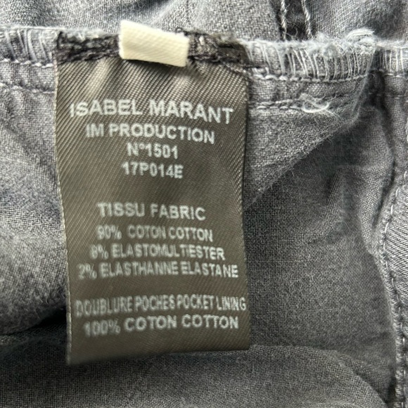 Isabel Marant Ėtoile Skinny Jeans 40 Gray Midrise - Picture 10 of 14